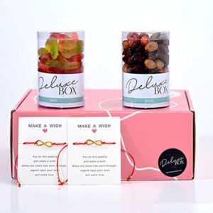 kit pulseras caja rosa