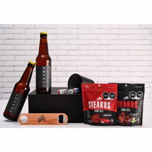 kit de regalo cerveza botana destapador