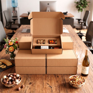 caja para botella de cartón corrugado