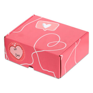caja rosa para regalos