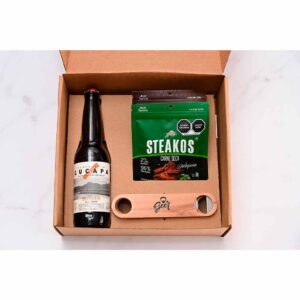 kit de regalo cerveza botana destapador