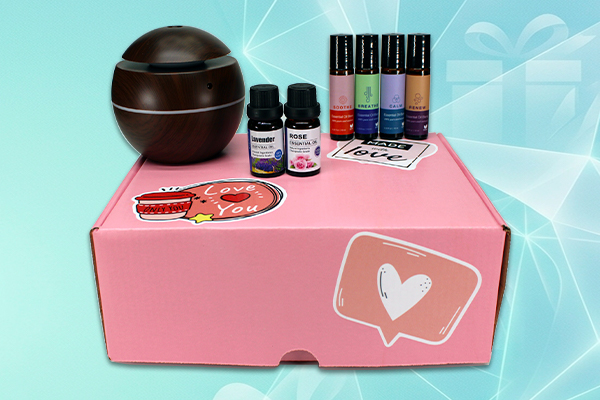 Kit esencias caja rosa